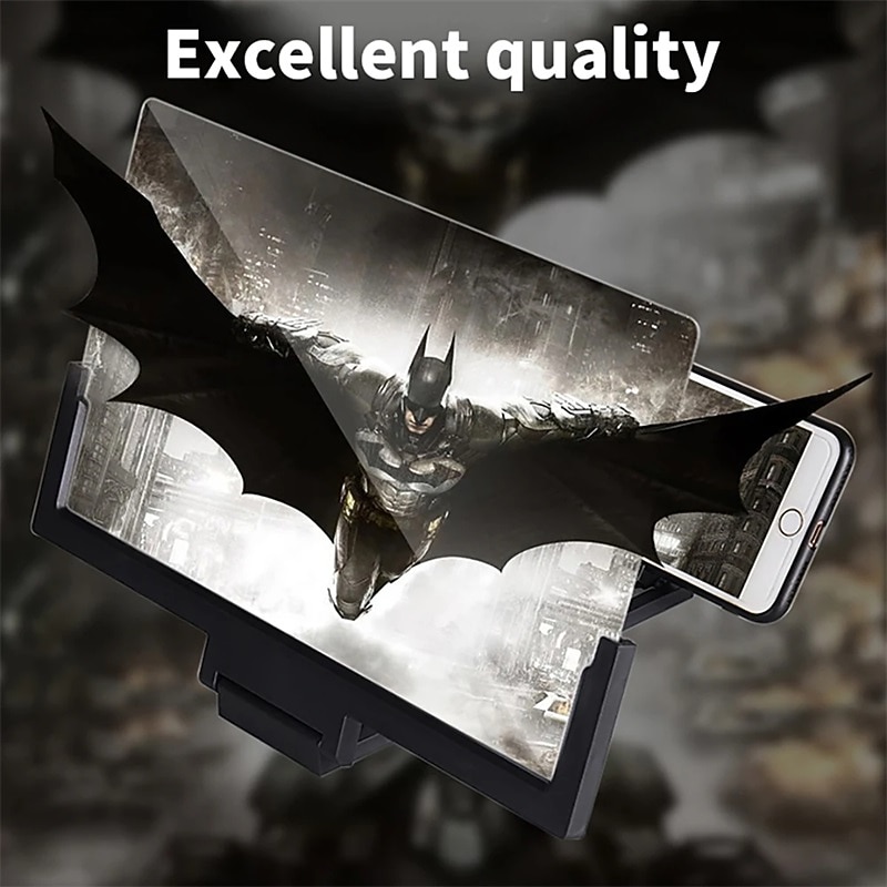 Новинка 2023, 14-дюймовый/7,5-дюймовый экран мобильного телефона, лупа с плоским экраном, 3d HD, радиационная защита, увеличительное стекло, держатель для мобильного телефона 2026 - $18.99 –P8