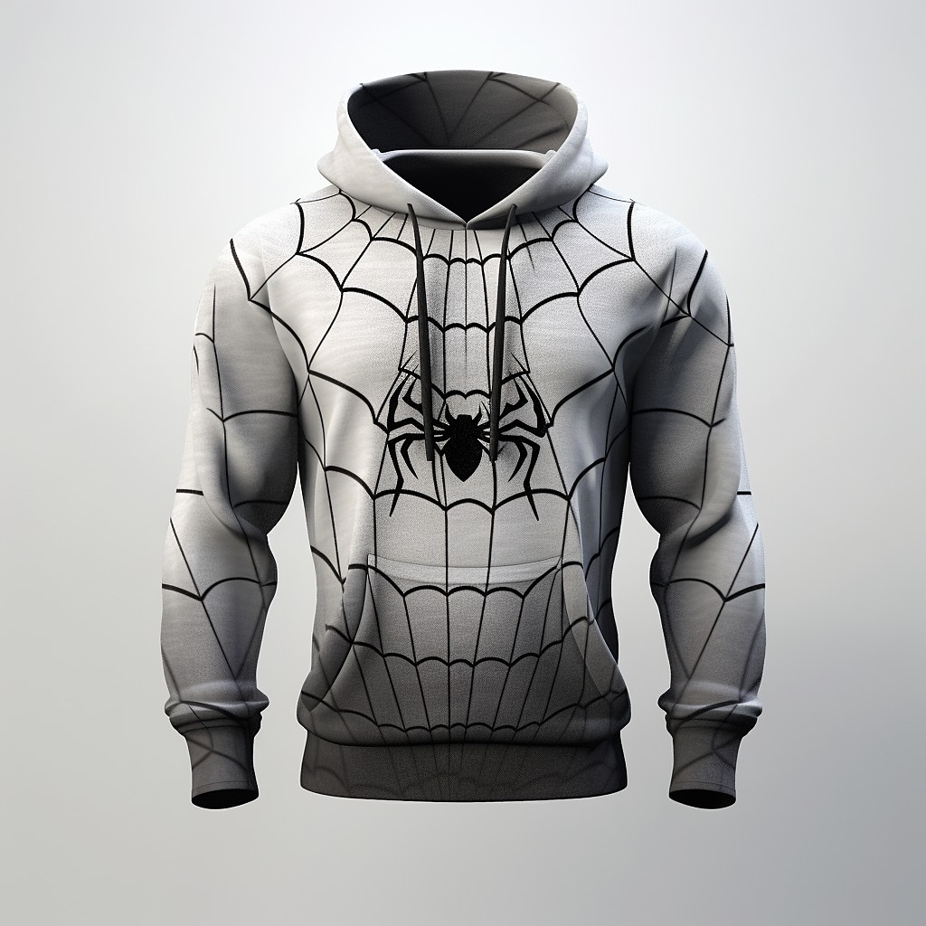 Homme Graphic Araignées Sweat à capuche Sweats à Capuche Sweat-shirt Sweat à capuche manche longue Sweat à capuche Capuche Mode 3D effet Sport extérieur Vacances Vêtement de rue Blanche Rouge de 2025 ? $31.99 –P2