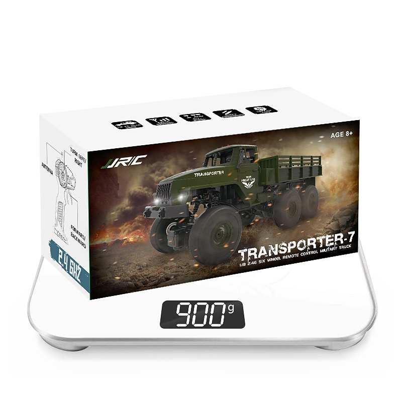 צעצועי ילדים 116 רכב צבאי בעל הנעה שישה גלגלים מטפס לכביש סימולציה חיצונית רכב שלט רחוק חוצה גבול 2025 - $95.99 –P3