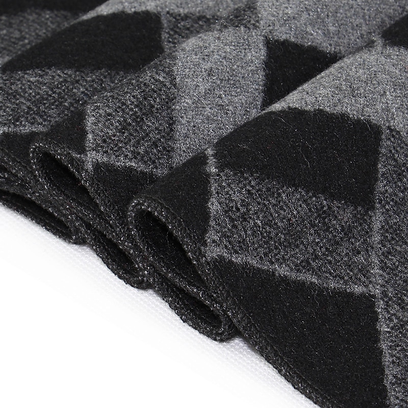 Men's Casual Daily Weekend Black Apricot Scarf Plaid 2025 - $20.99 –P3