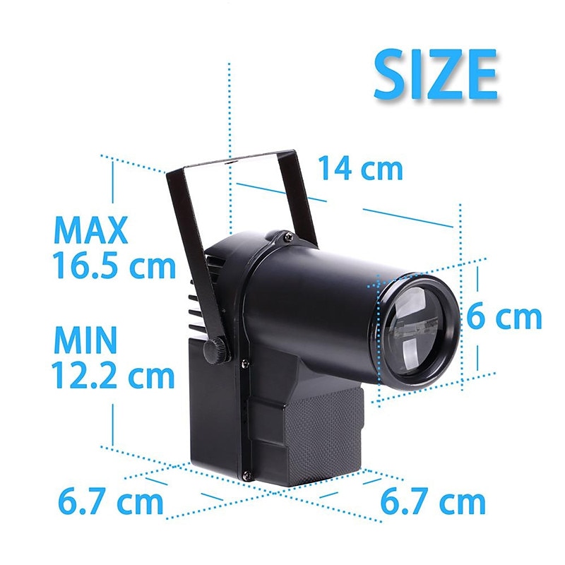 uking 1 stks 30 w rgb podium licht led spot bewegende kop dmx disco dj party stemgestuurde led podium licht 2025 - $52.99 –P7
