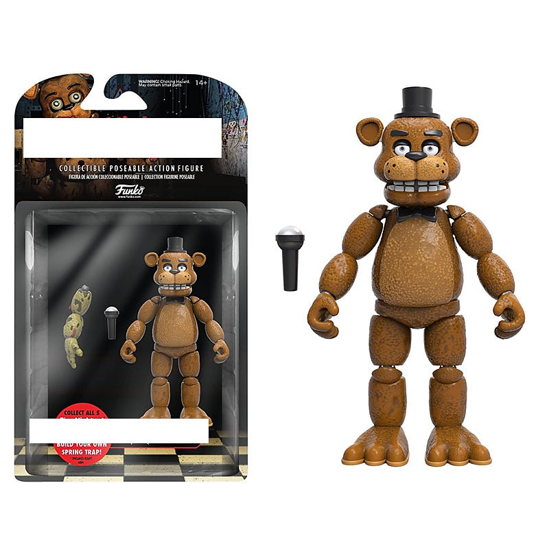 fem netter på freddys gullbjørn ballongsett lekebjørn håndlagde ornamenter freddie hoschka bonnie ledd bevegelig 2025 - $57.99 –P8