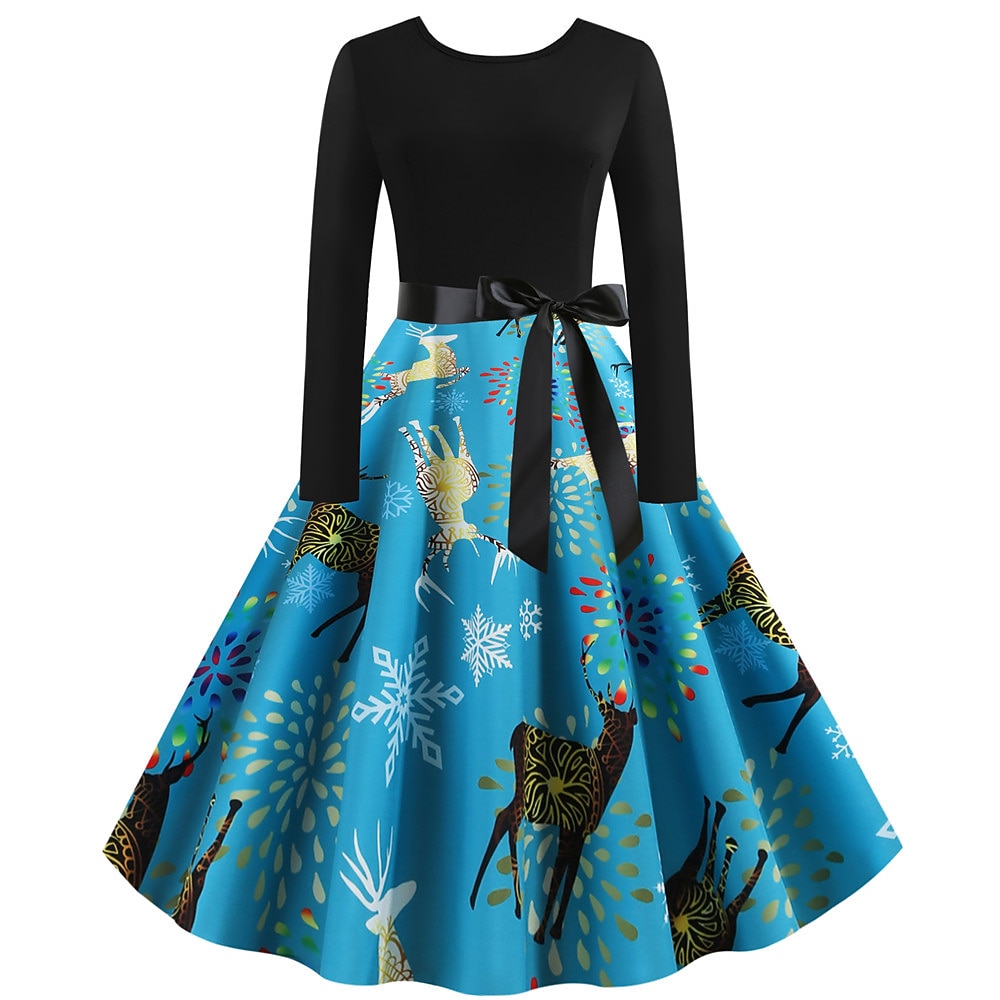 Weihnachtsmann Weihnachtskleid Ausgefallenes Weihnachtskleid Damen Weihnachten 1950er Erwachsene Weihnachten Neujahr Heiligabend Weihnachten Party Silvester Kleid 2025 - $27.99 –P7