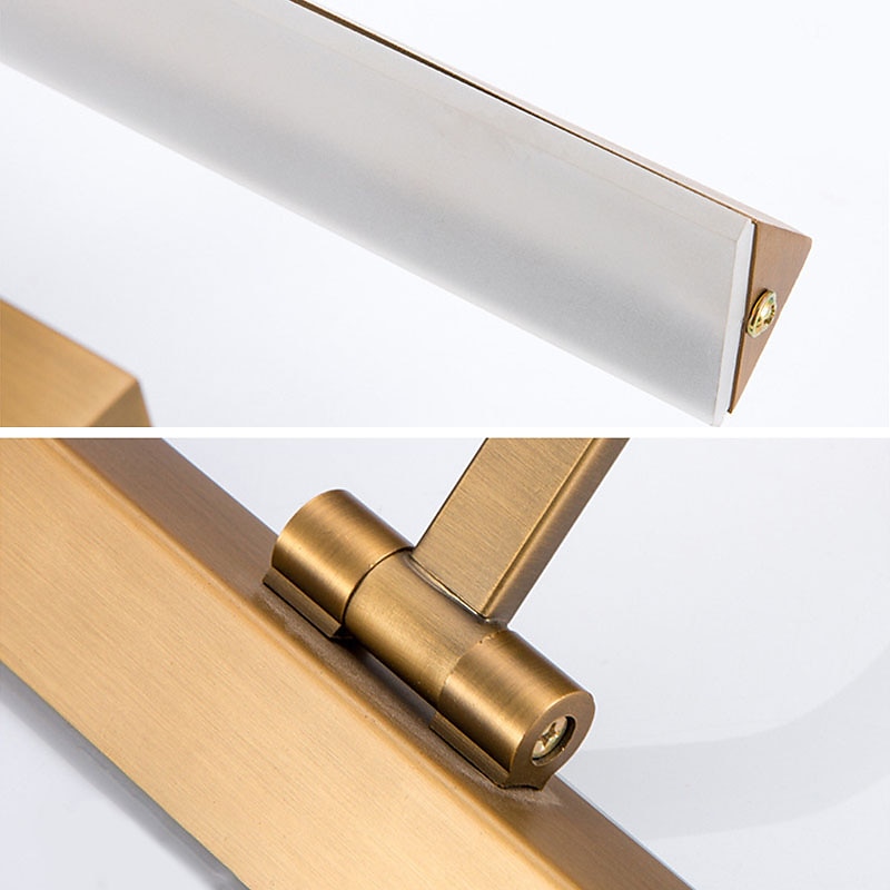 Luces de espejo,luz de espejo de baño vintage con interruptor,lámpara de baño,luces de espejo de tocador para iluminación de tocador,lámpara de pared interior ip44 luz de maquillaje giratoria lámparas 2025 - $165.99 –P5