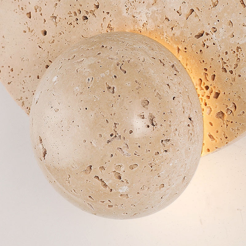 lampade da parete in pietra design rotondo a parete, moderne lampade da parete a led per interni con 3 luminosità, lampade da parete per camera da letto soggiorno corridoio cucina 110-240v del 2025 a $149.99 –P5