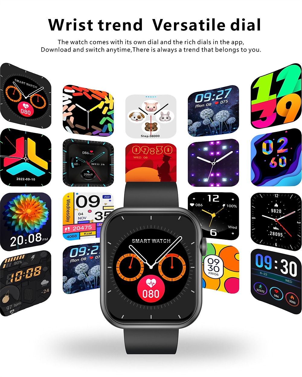 QX7PRO Ceas inteligent 2 inch Uita-te inteligent Bluetooth Pedometru Reamintire Apel Monitor de Activitate Compatibil cu Android iOS Dame Bărbați Standby Lung Telefon Hands-Free Rezistent la apă IP 67 2025 - $29.99 -P8