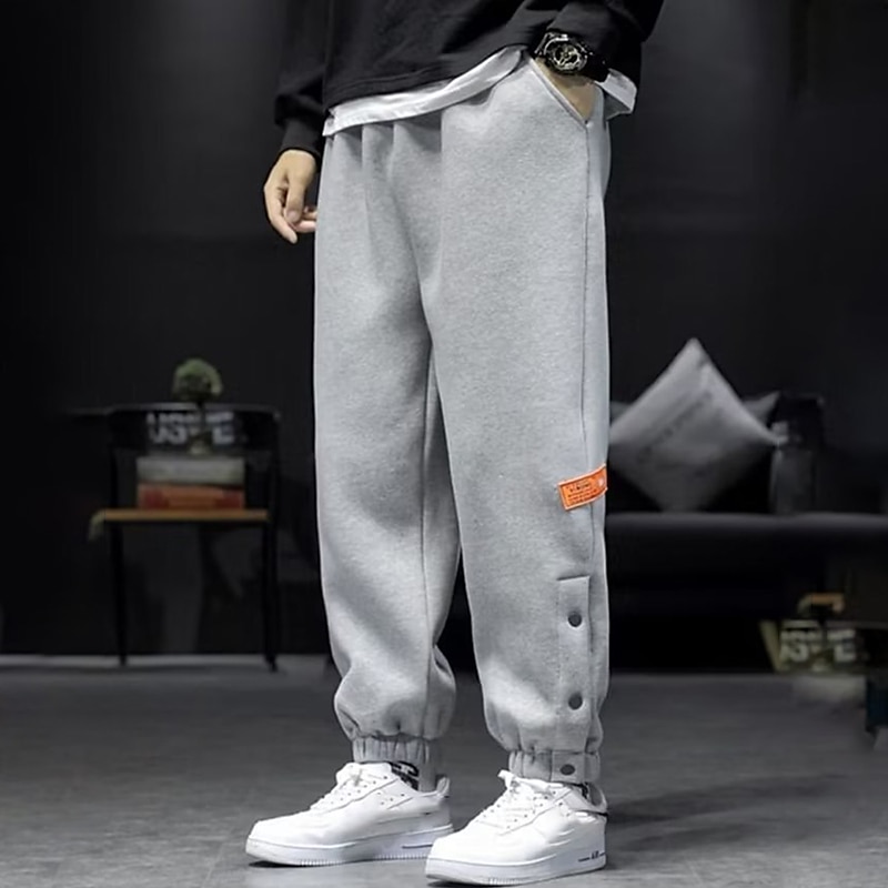 Hombre Pantalones de Deporte Pantalón Jogger Pantalones rasgados Pantalones Bolsillo Plano Comodidad Transpirable Exterior Diario Noche Moda Casual Negro Gris 2025 - $16.49 –P5