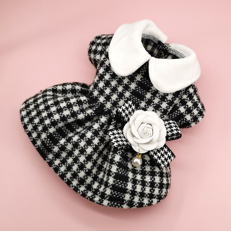 Hund Katze Kleid Mode Niedlich Winter Weich Waschbar Bequem Outdoor Party Hundebekleidung for Bichon Frise Pudel Zwergspitz Baby Haustier Papillon 2025 - $26.99 –P3