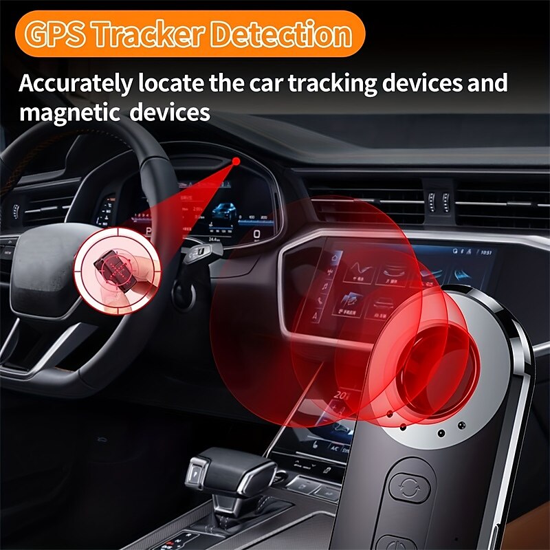 Hidden Camera Detectors Privacy Protective Detector Hidden Devices Spy Camera Bug RF Listening Device Car GPS Tracker Detector Wireless Signa Anti-Sneak Anti-Monitoring Scan Tracker Detector 2025 - $33.99 –P6