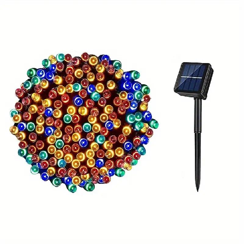 Elegant Wedding Reception Party 1000/500/300/200/100/50/30LED Solar String Light, 8 Modes, Solar Christmas Lights Waterproof for Gardens, Wedding, Party, Homes, Christmas Tree, Curtains, Outdoor 2025 - $27.99 –P10