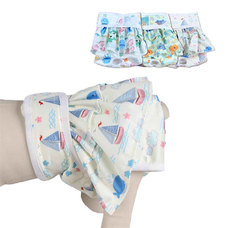 Câini Pisici Pantaloni menstruali fiziologici pentru câini Modă Casual Respirabil Απαλό Lavabil Comfortabil Pat Casul / Zilnic Îmbrăcăminte pentru câini for Pomeran un Animalut Fluture Small 2025 - $26.99 –P5