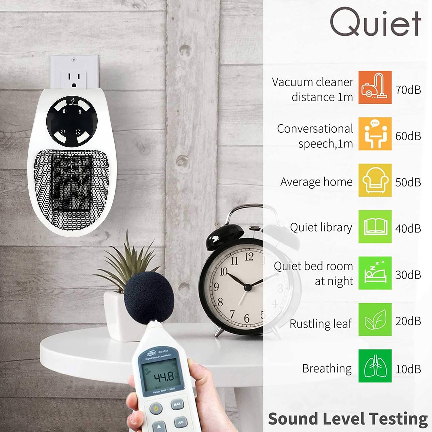 riscaldatore a parete, riscaldatore elettrico portatile con termostato regolabile programmabile, protezione da surriscaldamento, display a LED preciso, riscaldatore per dormitorio ufficio del 2025 a $19.49 –P6