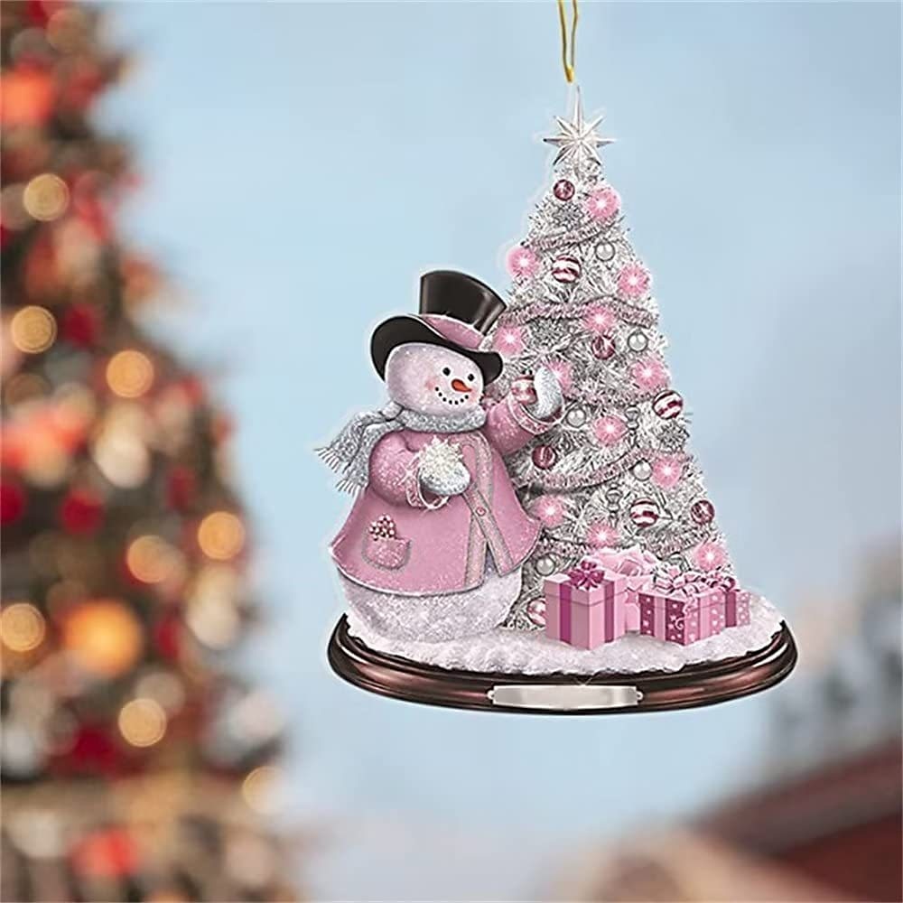 2025年 クリスマス装飾雪だるまクリスマスツリーペンダントクリエイティブ 2d アクリル装飾ぶら下げ装飾品農家の装飾  コレクション – $5.99 –P3