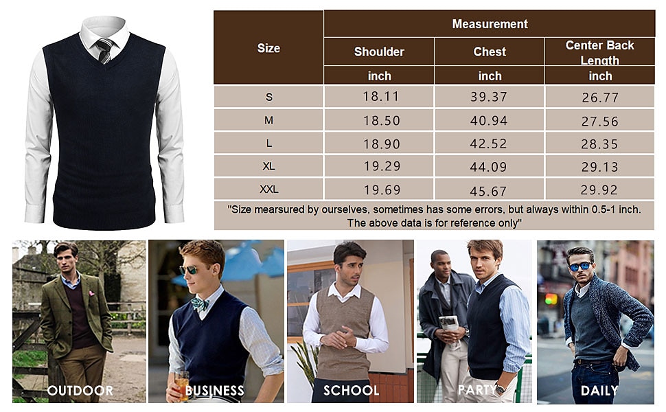 Men's Sweater Vest Wool Sweater Pullover Knit Deep V Knitted Solid Color V Neck Basic Stylish Clothing Apparel Winter Fall Black Wine M L XL 2025 - $30.99 –P7