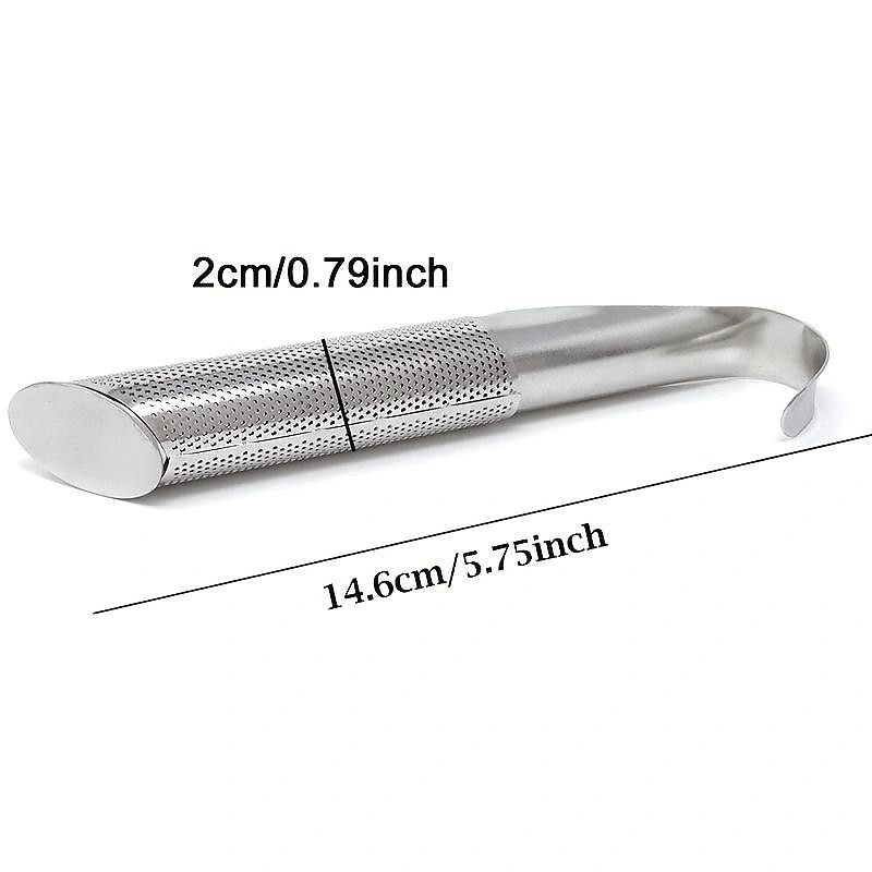 Bacchetta per colino da tè in acciaio inossidabile da 1 pezzo, infusore per tè in acciaio inossidabile, diffusore per tè in acciaio inossidabile con filtro per tè a manico lungo per tè sfuso, rosa, del 2025 a $7.49 –P1