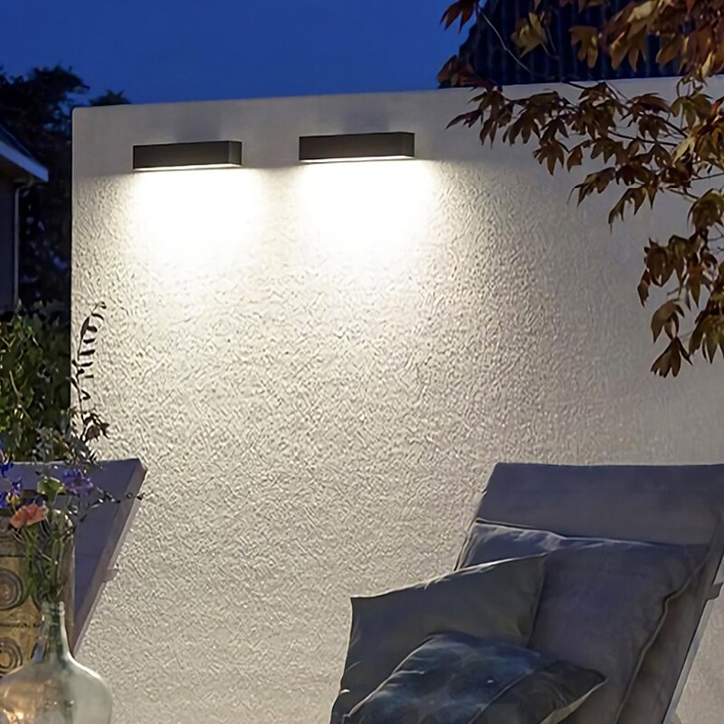 Solar Outdoor Wall Lamp Garden Villa Courtyard Lighting Sign Door Headlight Waterproof Wall Porch Fence Landscape Decoration Light 2025 - $43.99 –P5