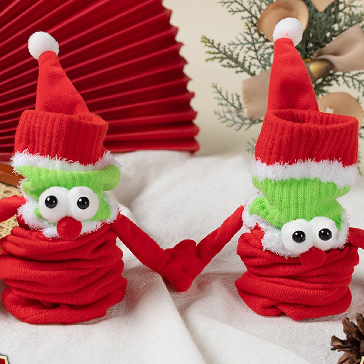 Papá Noel Calcetines de Navidad Calcetín de tripulación Mujer Navidad Año Nuevo Navidad Calcetines 2025 - $8.49 –P10