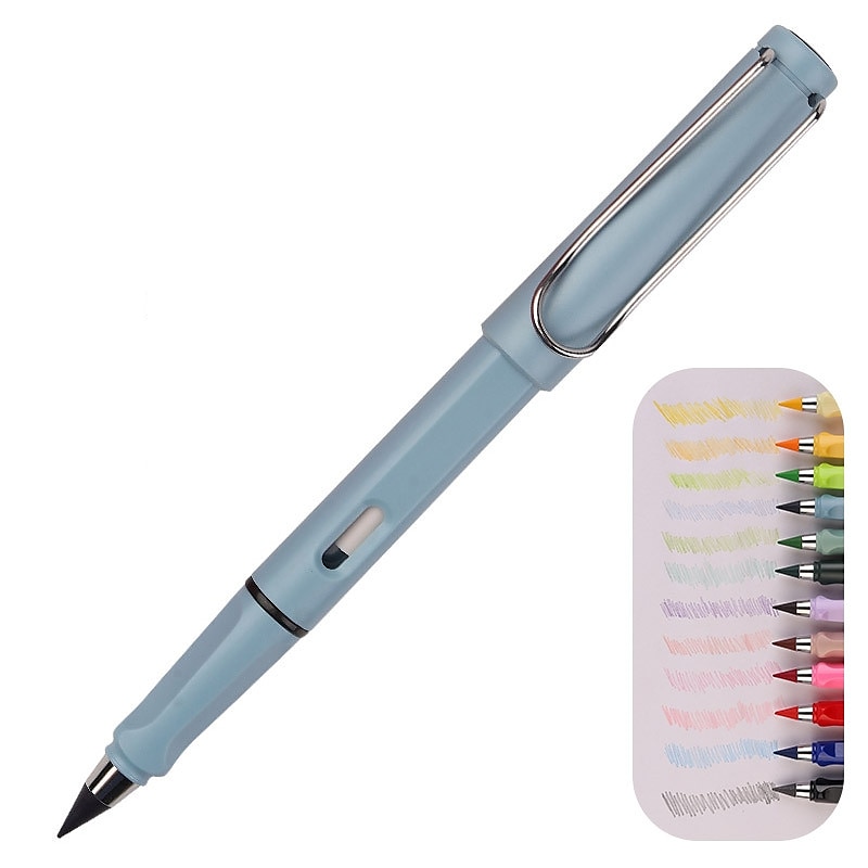 1 matita colorata - combinazione di colori elegante e classica - matite magiche con penna in metallo senza inchiostro da 0,5 mm per opere d'arte eterne, regali di Halloween, Ringraziamento e Natale del 2025 a $6.99 –P14