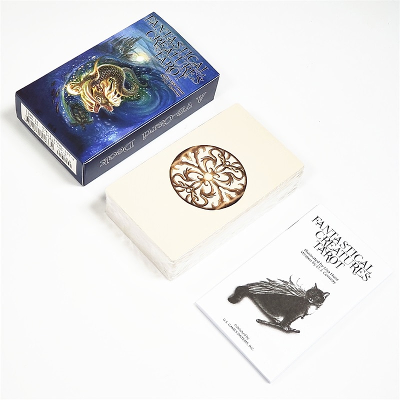 English Tarot 12 * 7 Cm Large Tarot Deck With Paper Instructions 2025 - $16.99 –P6