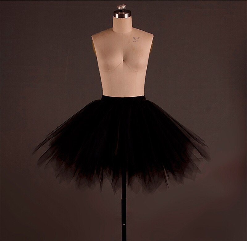 falda de ballet drapeado vestido de tutú para mujer adulto entrenamiento de disfraces poliéster caído 2025 - $15.99 –P2