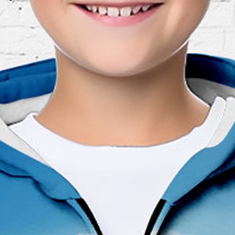 Pojkar 3D Häst Huvtröja Kappa Ytterkläder Långärmad 3D-tryck Höst Vinter Mode Streetwear Häftig Polyester Barn 3-12 år Utomhus Ledigt Dagligen Normal 2025 - $18.49 –P7