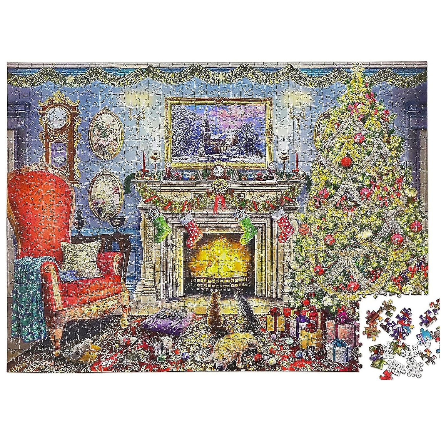 Advent Calendar 2025 Jigsaw Puzzles - 24 Boxes 1008 Pieces Puzzles Countdown to Christmas, Christmas Gifts Stocking Stuffers, Christmas Decorations Christmas Puzzle for Adults Kids, Xmas Gift 2025 - $26.99 –P3