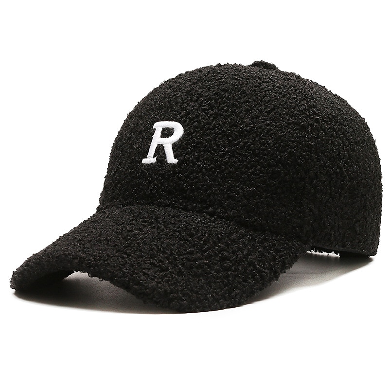 Miesten Pesäpallolippis Talven lämmin lippalakki Hip Hop Cap Musta Punastuvan vaaleanpunainen Puuvilla Matkailu Lampaan villaa Teddy Fleece ulko- Loma Tavallinen Lämmin 2025 - $8.99 –P2
