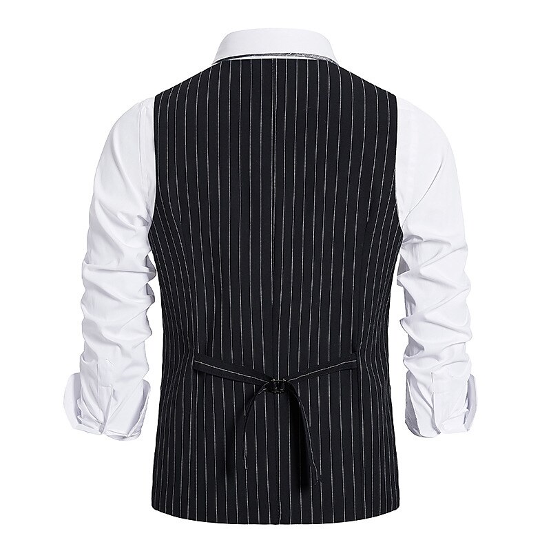 Retro Řvoucí 20s 20. léta 20. století Úbory Tričko Vesta Gentleman Gangster Pevná barva Běžný Pánské předvečer Všech svatých Karneval Nový rok Večírek Maturitní ples loučení se svobodou nevěsty 2025 - $56.99 –P5