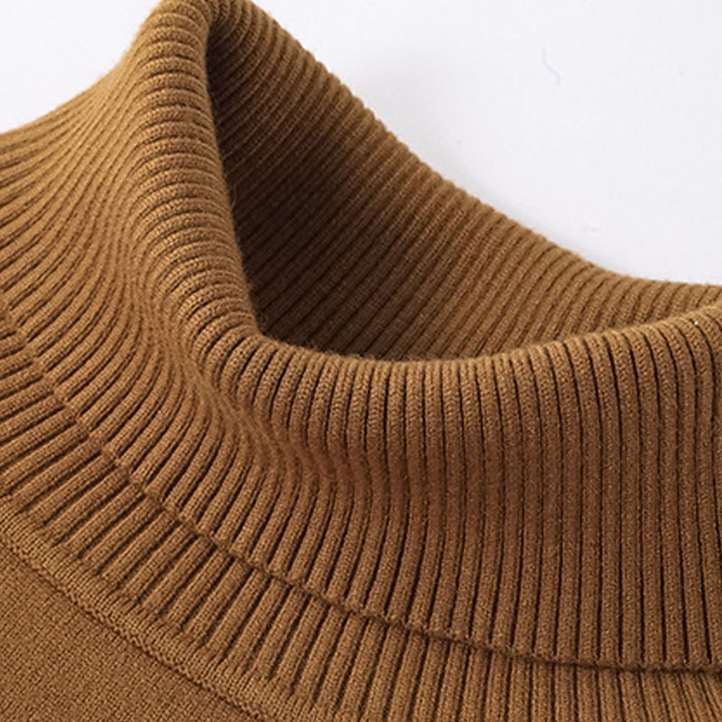 Per uomo Maglione di Natale Maglioni di Natale Dolcevita Maglione per le feste Maglione A Coste Maglia Top Regolari Lavorato a maglia Base Semplice Dolcevita Tenere al Caldo Moderno Contemporaneo del 2026 a $20.99 –P1