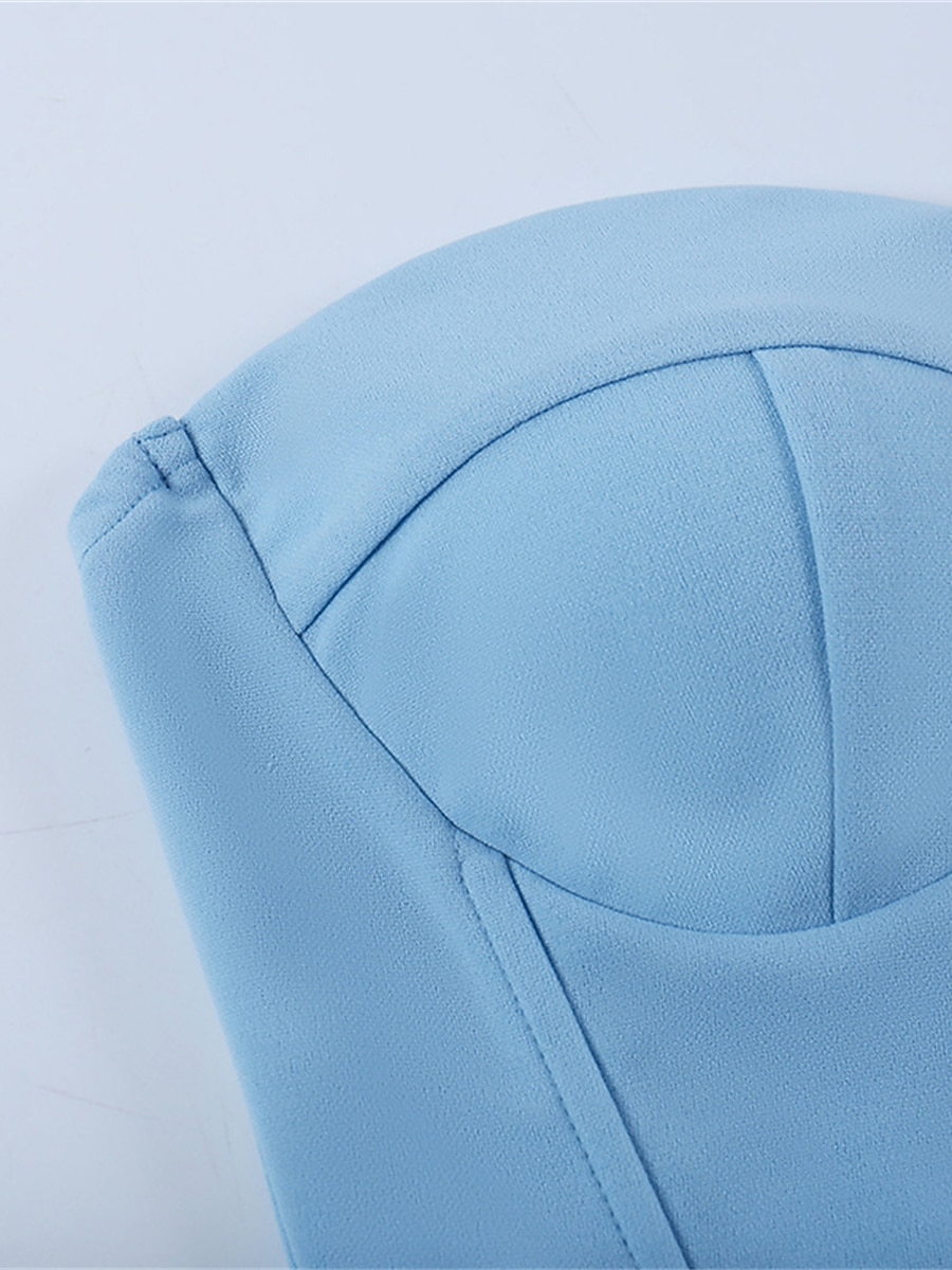 kvinnors shapewear ren färg korsetter street date gå ut andas bandeau ärmlös rygglös sommar vår hem outfits 2025 - $15.99 –P16