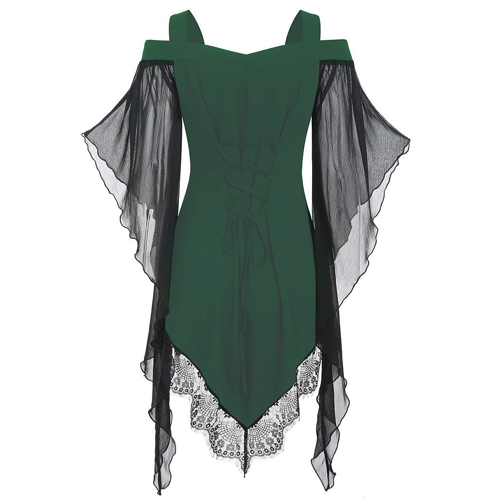 Rétro Vintage Punk & Gothique Médiéval Corset Bal Masqué Fille gothique Déguisement Femmes Carnaval Mascarade Fête / Soirée Adulte Corset de 2026 ? $20.99 –P4