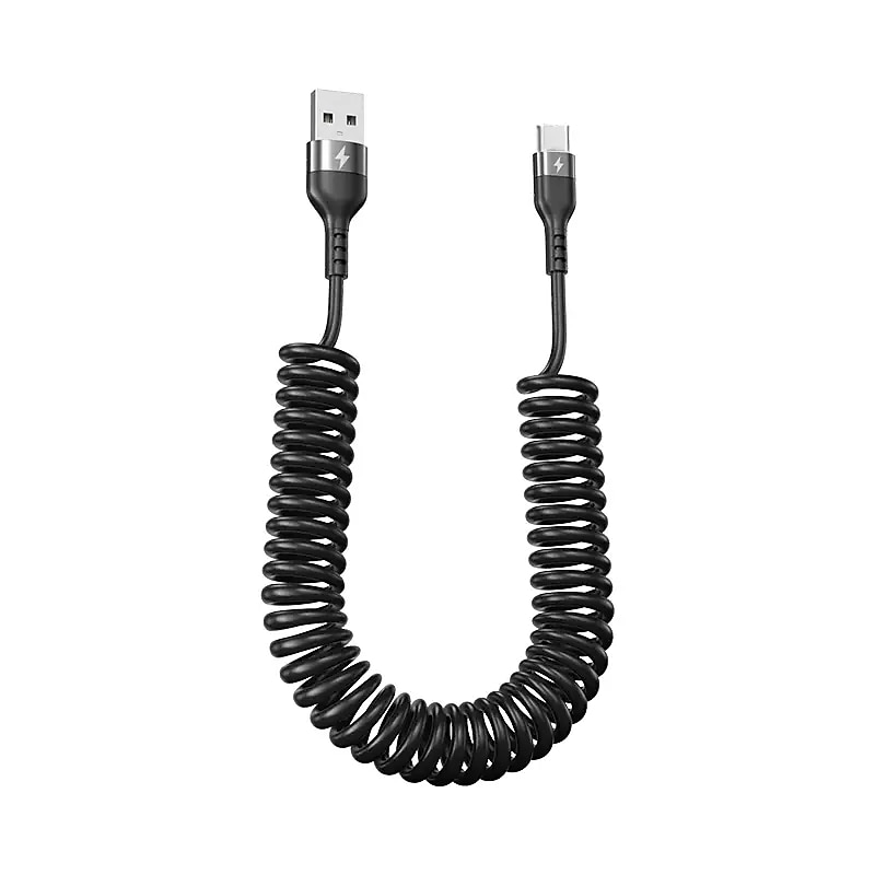 5A Fast Charging Type C Cable Micro USB Spring Car USB Cable For Samsung Xiaomi Redmi POCO Huawei Honor Phone Accessories Gift 2025 - $6.99 –P8