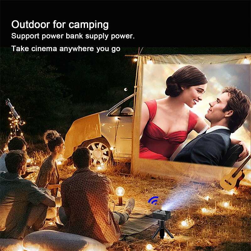 YT100 Mini Projector Wireless WIFI Display Screen Mirror with iOS and Android Smartphones Support USB Input Pocket Projector for Classic Movie Kids Animation 2025 - $63.99 –P15