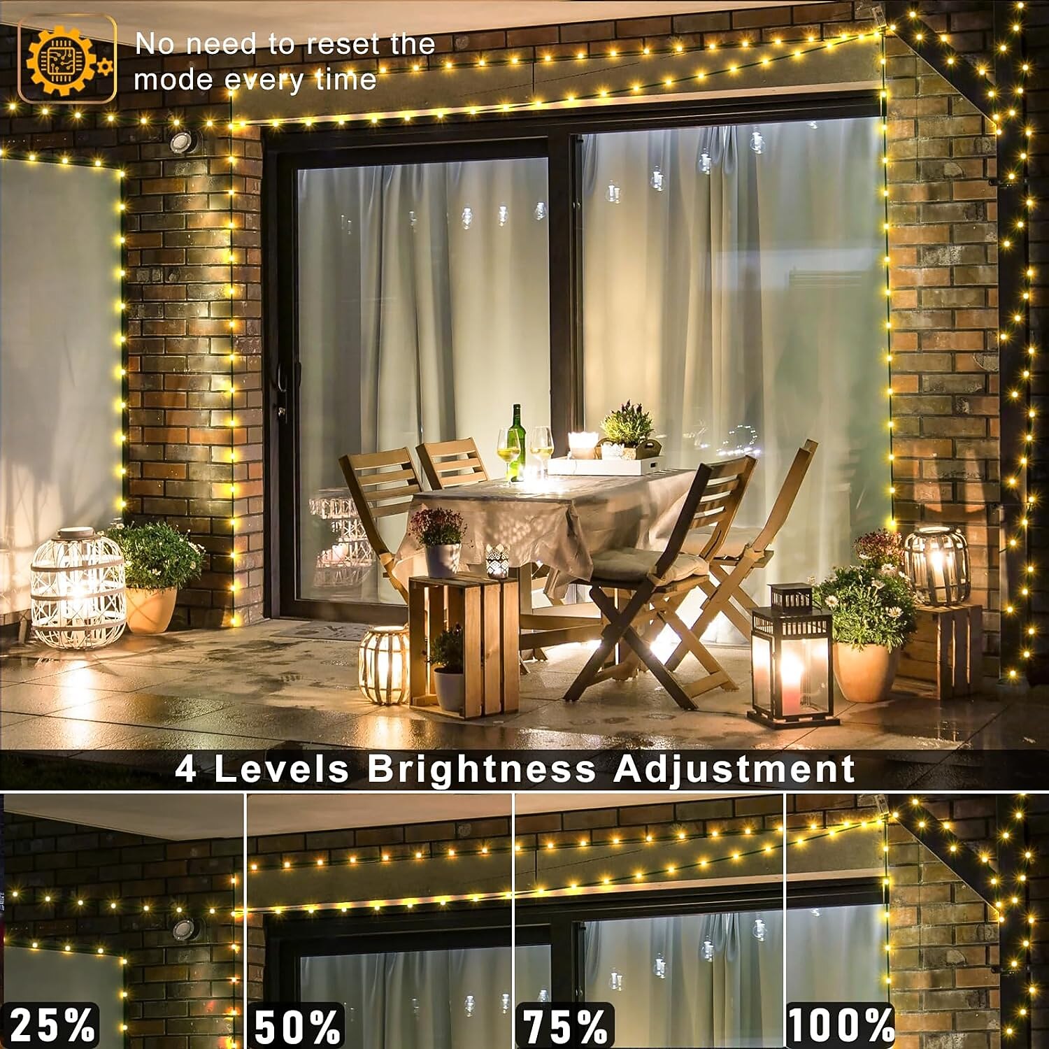 328ft 100m Flexible LED String Lights IP67 Waterproof Strips Christmas String Lights 1000 LEDs Warm White Creative String Lights Holiday Lights Party Holiday Wedding 29V 2025 - $75.99 –P3