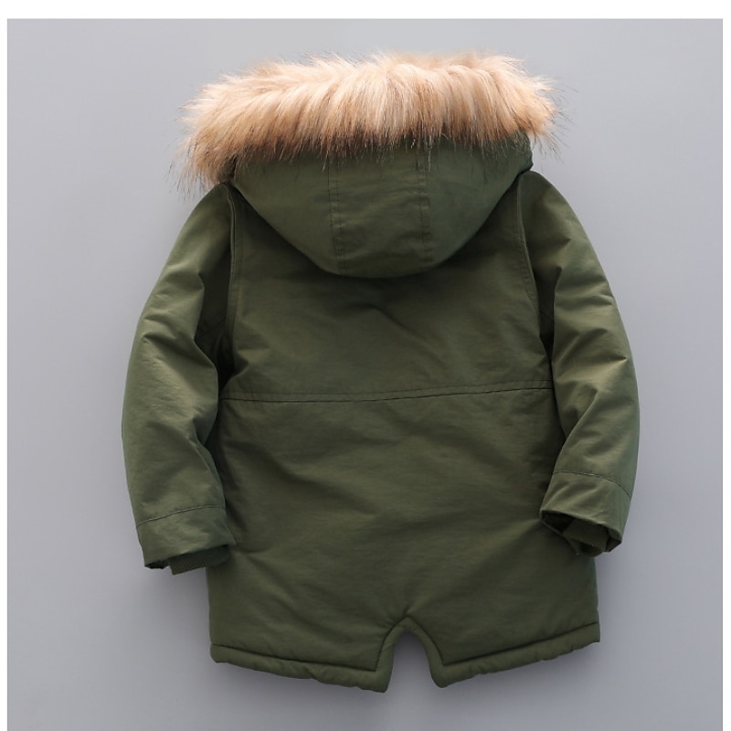 Kids Boys' Fleece Jacket Hoodie Jacket Outerwear Solid Color Long Sleeve Zipper Coat Outdoor Cotton Adorable Daily Yellow Pink Navy Blue Spring Fall 7-13 Years 2025 - $37.99 –P13