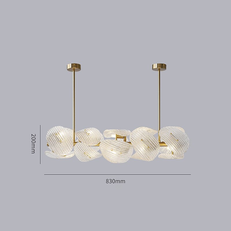 LED Pendant Light 10 Lights 60/80/83cm Cluster Design Sputnik Design Chandeliers for Dining Room Bedroom Pendant Lamps 110-240V 2025 - $1135.09 –P8