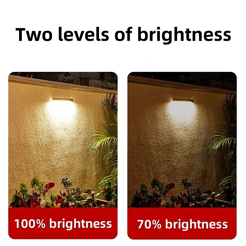 Solar Outdoor Wall Lamp Garden Villa Courtyard Lighting Sign Door Headlight Waterproof Wall Porch Fence Landscape Decoration Light 2025 - $43.99 –P9