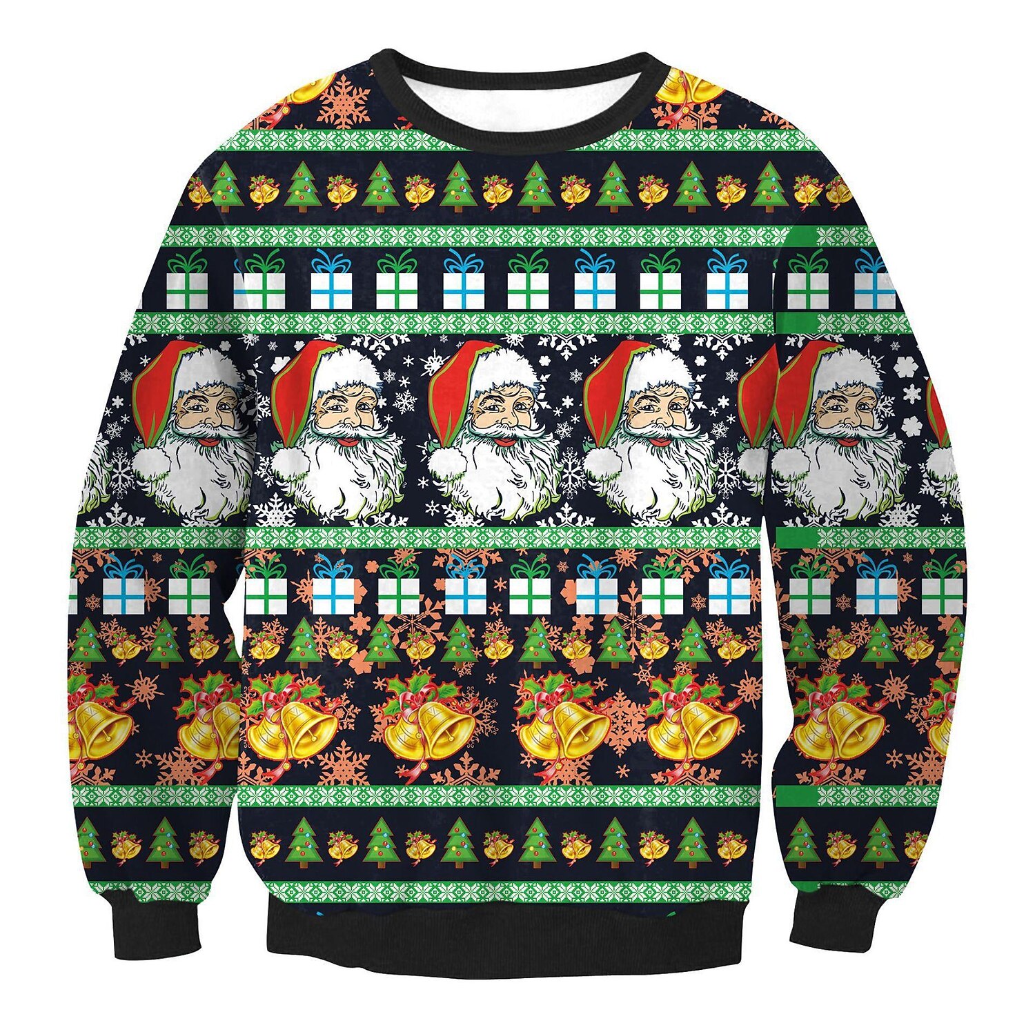 Navidad Sudadera Pullover Sudadera navideña divertida Impresión 3D Estampado 3D Bolsillo delantero Gráfico Gracioso Para Pareja Hombre Mujer Adulto Navidad Carnaval Mascarada Impresión 3D Fiesta 2025 - $24.99 –P2