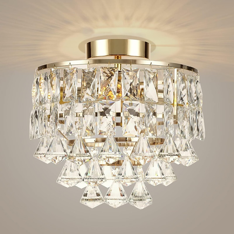 3-Light 30 cm Kruhový / kulatý design Stropní světla Kov Umělecký styl Formální styl Moderní styl umělecké Moderní 110-120V 220-240V 2026 - $136.99 –P1