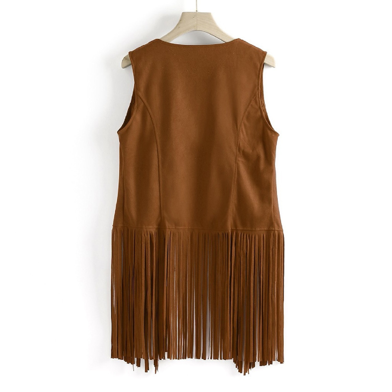 Retro Vintage 1960er 1970er Wildlederweste Hippie Disco Quastenfransen Damen Mädchen Weihnachten Halloween Karneval Leistung Party / Abend Pride Parade Erwachsene Weste 2025 - $20.99 –P9