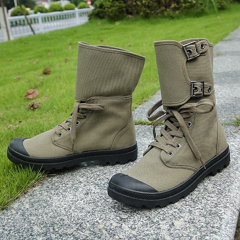 French canvas boots online