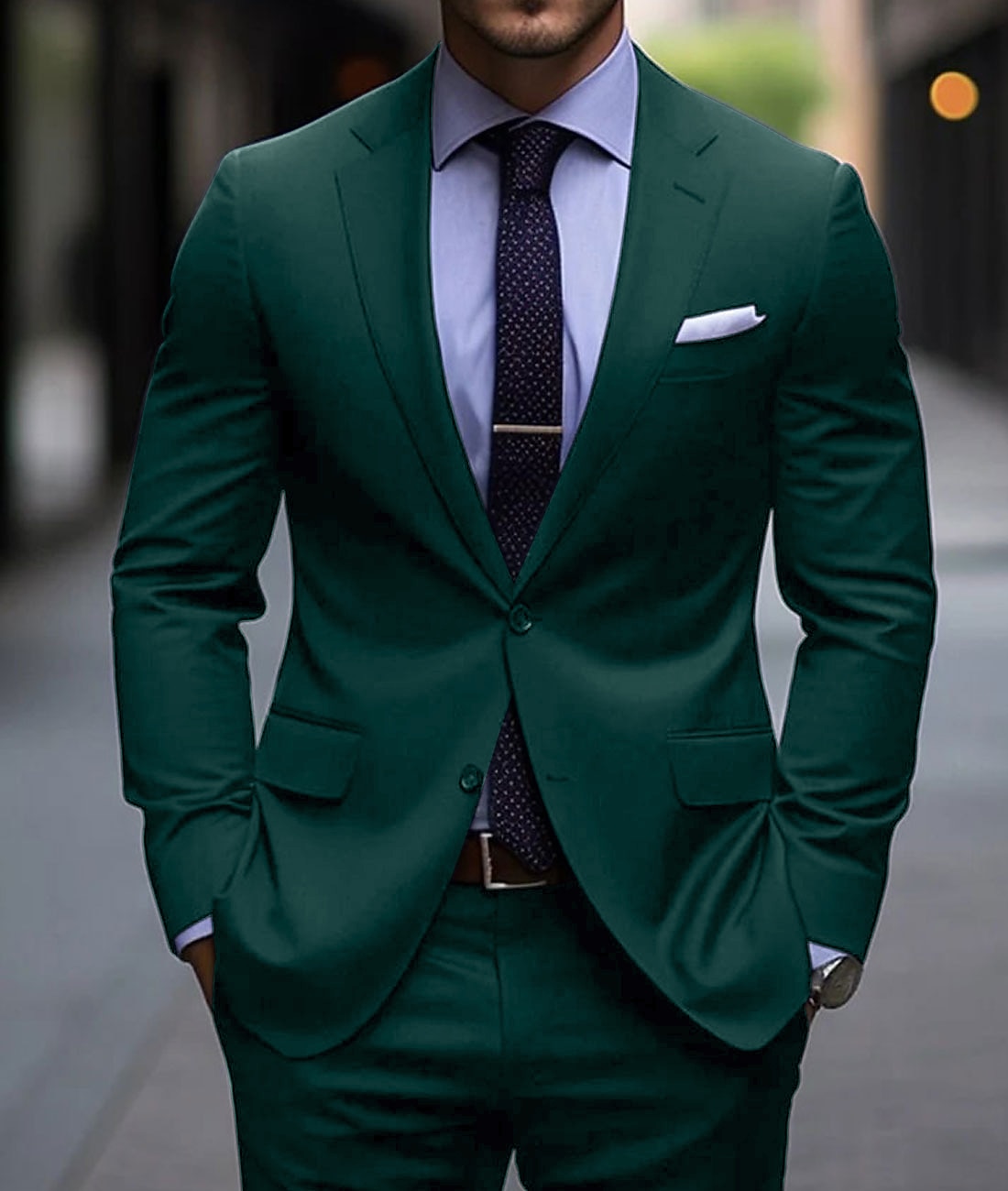 Uomo Completi Matrimonio Nero Blu marino Primavera, Autunno, Inverno, Estate Tuta Dentellato Affari Abbigliamento da lavoro Tinta unita Vestibilità aderente 2 pezzi Monopetto Due Bottoni del 2026 a $106.99 –P2