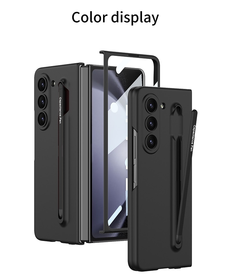 Phone Case For Samsung Galaxy Z Fold 5 Flip Cover Pencil Holder Full Body Protective with S Pen PC 2025 - $37.99 –P11
