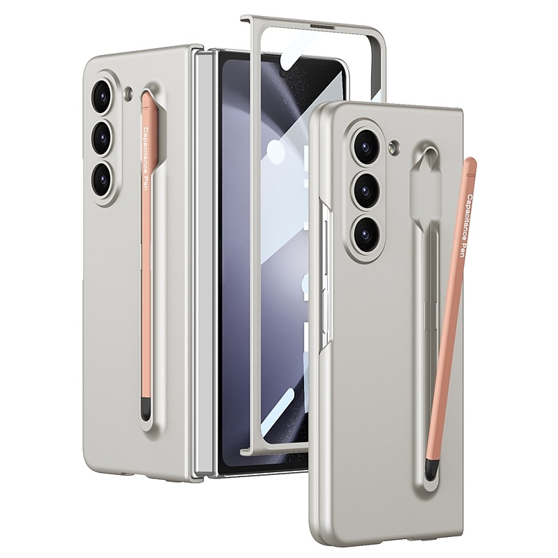 Phone Case For Samsung Galaxy Z Fold 5 Flip Cover Pencil Holder Full Body Protective with S Pen PC 2025 - $37.99 –P13