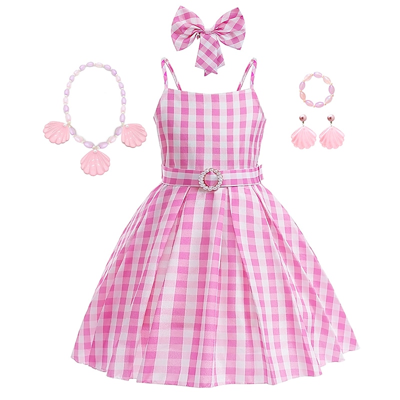 păpuşă Rochii Costum Cosplay Mănuși Retro / vintage Roz Aprins for Fete Pentru copii Zuia Copiilor Mascaradă 2026 - $41.99 –P1
