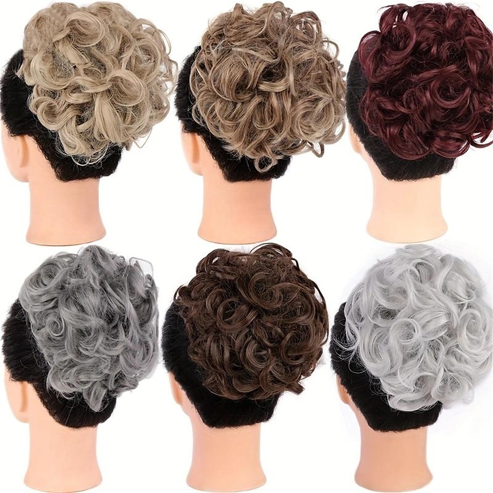 Chignon Chignon A cordoncino Capelli sintetici Pezzo di capelli Estensione capelli Liscio Feste Giornaliero Serata e festa A1 A2 A3 del 2025 a $11.99 –P2
