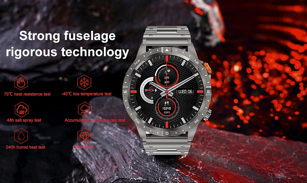 696 AK57 Smart Watch 1.43 inch Smartwatch Fitness Running Watch Bluetooth Pedometer Call Reminder Sleep Tracker Compatible with Android iOS Men Hands-Free Calls Message Reminder Custom Watch Face IP 2025 - $57.99 –P5