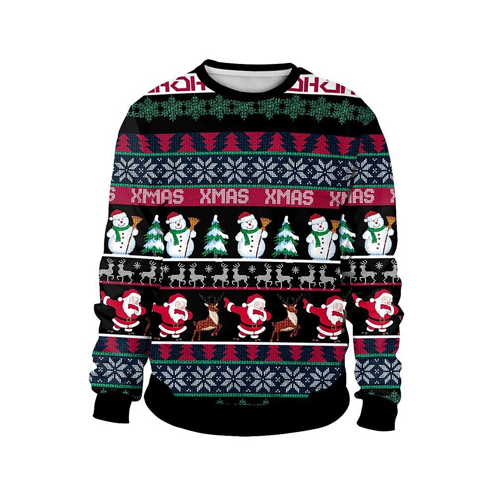 Navidad Sudadera Pullover Sudadera navideña divertida Impresión 3D Estampado 3D Gráfico Para Pareja Hombre Mujer Adulto Navidad Carnaval Mascarada Impresión 3D Fiesta 2025 - $24.99 –P3