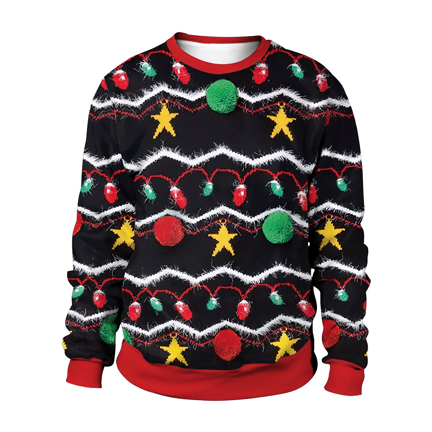 Navidad Sudadera Pullover Sudadera navideña divertida Impresión 3D Estampado 3D Gráfico Para Pareja Hombre Mujer Adulto Navidad Carnaval Mascarada Impresión 3D Fiesta 2025 - $24.99 –P1