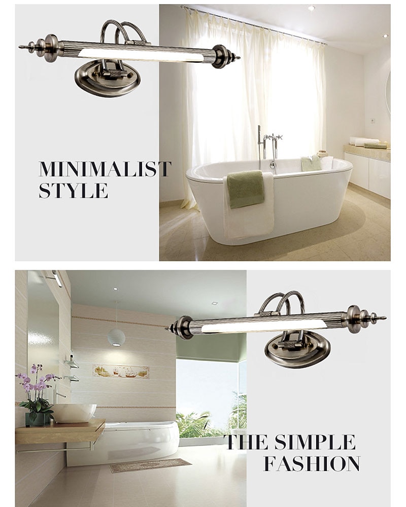 Voor Binnen Noordse stijl Vanity Lights Wandlampen voor binnen Woonkamer Slaapkamer Metaal Muur licht IP44 90-264V 2026 - $232.29 –P8